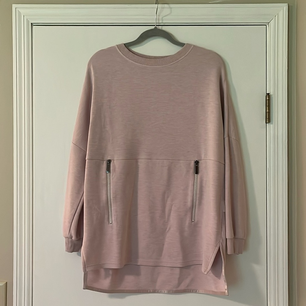 VARLEY Crew Tunic with Functional Zippers